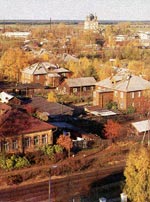 Вид на город Сольвычегодск